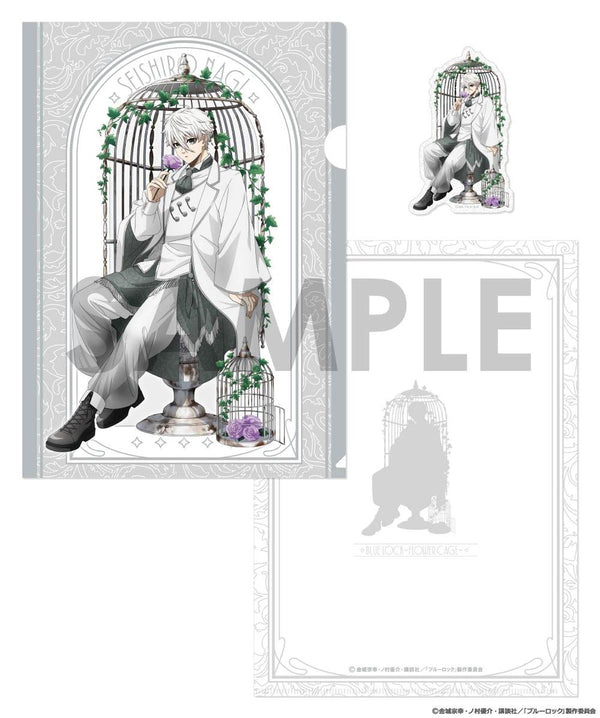 『ブルーロック』クリアファイル&ダイカットステッカーセット-Flower Cage- 3 凪誠士郎