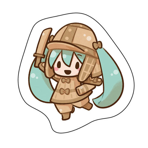 『埴輪 挂甲の武人ミク』クッションキーホルダー