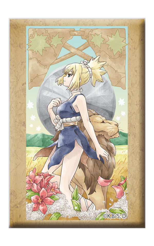 『Dr.STONE』スタンド付きスクエア缶バッジ コハク