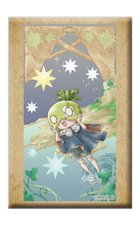 『Dr.STONE』スタンド付きスクエア缶バッジ スイカ
