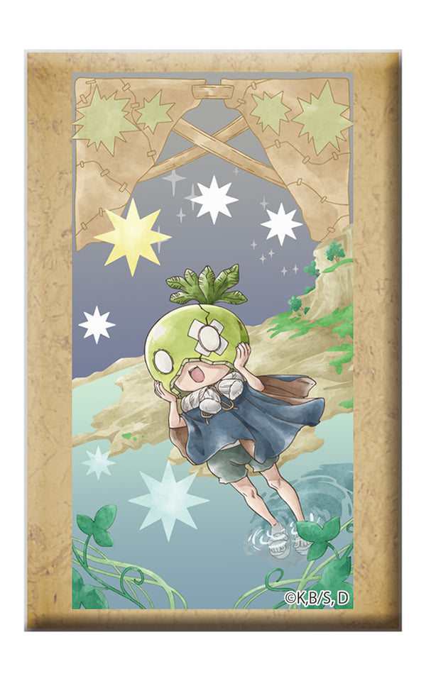 『Dr.STONE』スタンド付きスクエア缶バッジ スイカ
