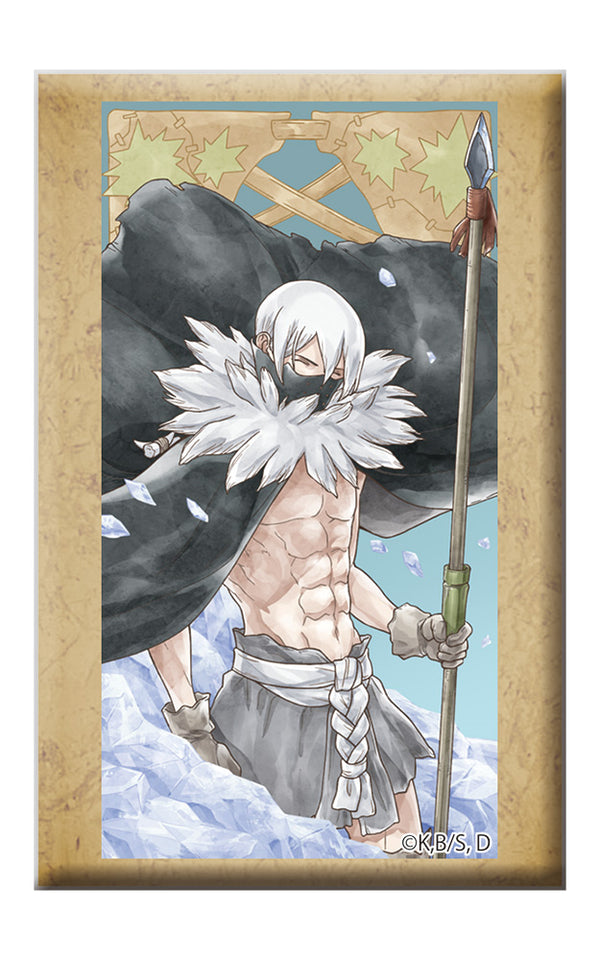 『Dr.STONE』スタンド付きスクエア缶バッジ 氷月