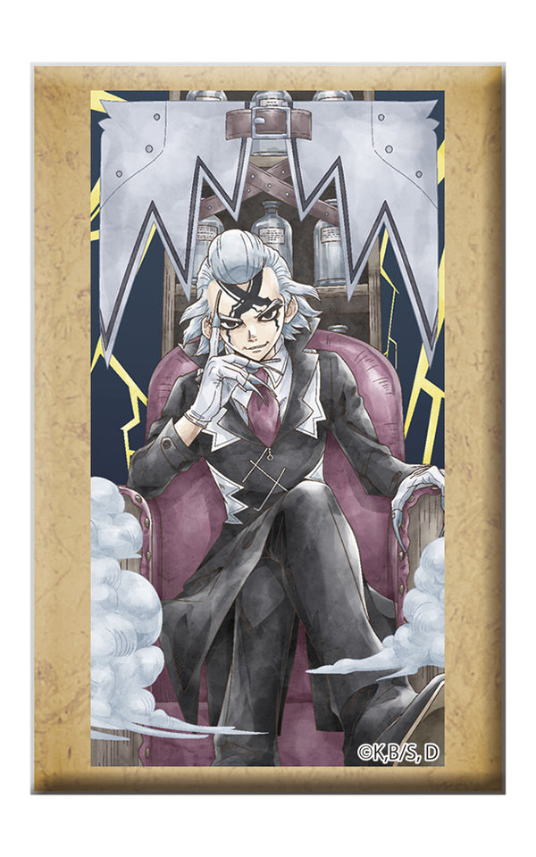 『Dr.STONE』スタンド付きスクエア缶バッジ Dr.ゼノ