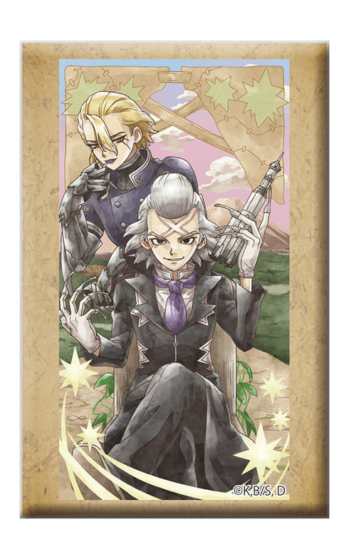 『Dr.STONE』スタンド付きスクエア缶バッジ ゼノ&スタンリー