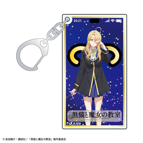 『黒猫と魔女の教室』トレーディング スマホ画面風アクリルキーホルダー【BOX】