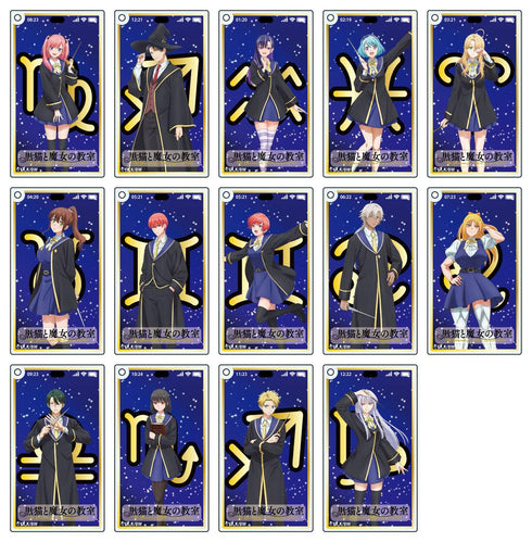 『黒猫と魔女の教室』トレーディング スマホ画面風アクリルキーホルダー【BOX】