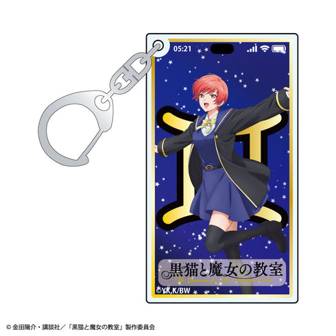 『黒猫と魔女の教室』トレーディング スマホ画面風アクリルキーホルダー【BOX】