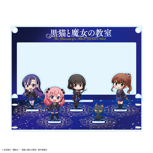 "The Black Cat and the Witch's Classroom" Package-Style Diorama Acrylic Stand, Type A