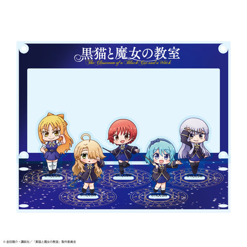 "The Black Cat and the Witch's Classroom" Package-Style Diorama Acrylic Stand, Type B