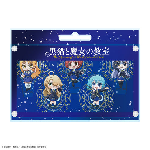 "The Black Cat and the Witch's Classroom" Package-Style Diorama Acrylic Stand, Type B
