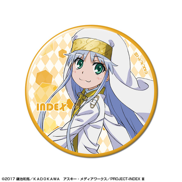 『とある魔術の禁書目録III』缶バッジ デザイン01(インデックス/A)【202506再販】