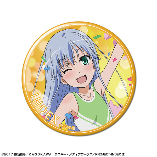 『とある魔術の禁書目録III』缶バッジ デザイン04(インデックス/C)【202609再販】