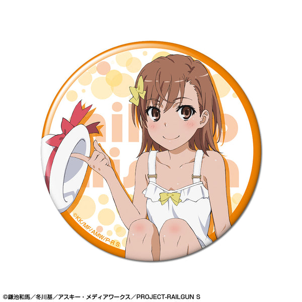 『とある科学の超電磁砲S』缶バッジ デザイン01(御坂美琴/A)【202503再販】