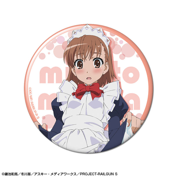 『とある科学の超電磁砲S』缶バッジ デザイン03(御坂美琴/C)【202511再販】