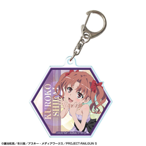 『とある科学の超電磁砲S』アクリルキーホルダー デザイン03(白井黒子/A)【202501再販】