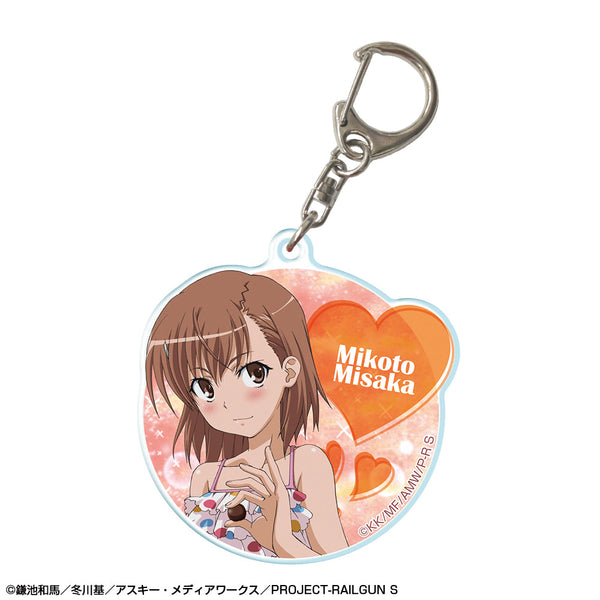 『とある科学の超電磁砲S』アクリルキーホルダー デザイン06(御坂美琴/C)【202503再販】