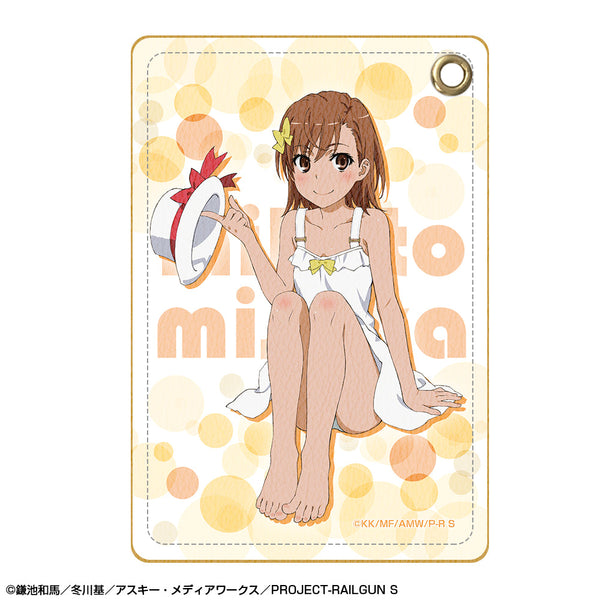 『とある科学の超電磁砲S』レザーパスケース デザイン01(御坂美琴/A)【202506再販】