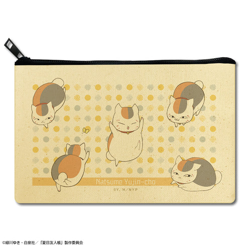 『夏目友人帳』フラットポーチ デザイン03(ニャンコ先生/C)【202511再販】