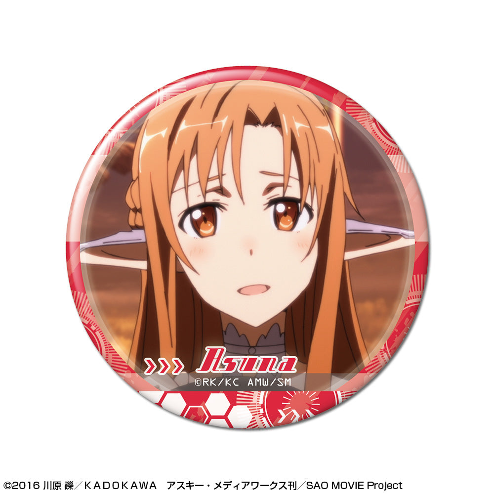 SAO ソードアート・オンライン いただか アスナ 缶バッジ
