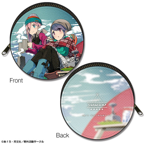 『ゆるキャン△』まるっとレザーケース Ver.2 デザイン02(各務原なでしこ&志摩リン/B)【202502再販】