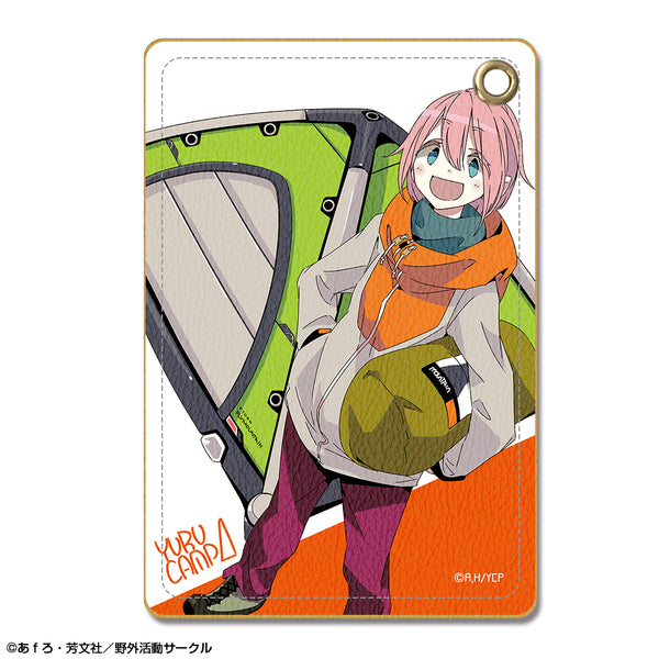『ゆるキャン△』レザーパスケース デザイン06(各務原なでしこ)【202609再販】