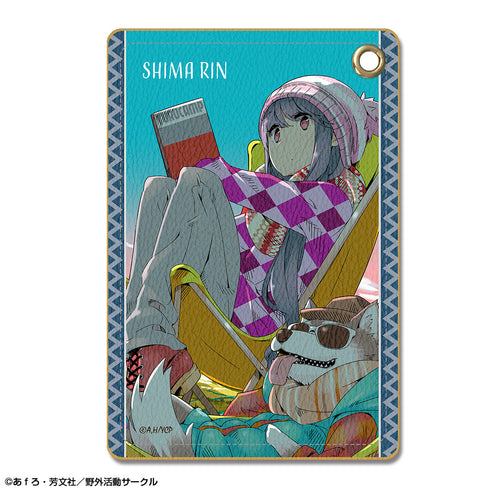 『ゆるキャン△』レザーパスケース デザイン07(志摩リン)【202508再販】