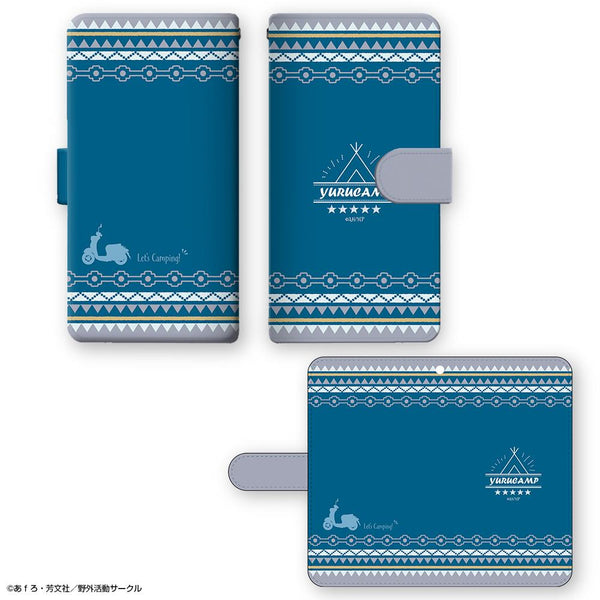 『ゆるキャン△』ブックスタイルスマホケース Lサイズ デザイン02(モチーフ/B)【202502再販】