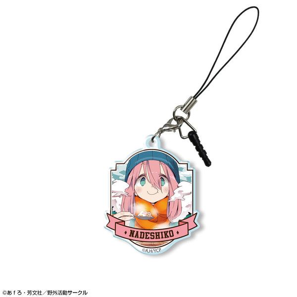 『ゆるキャン△』アクリルイヤホンジャックアクセサリー デザイン01(各務原なでしこ/A)【202508再販】