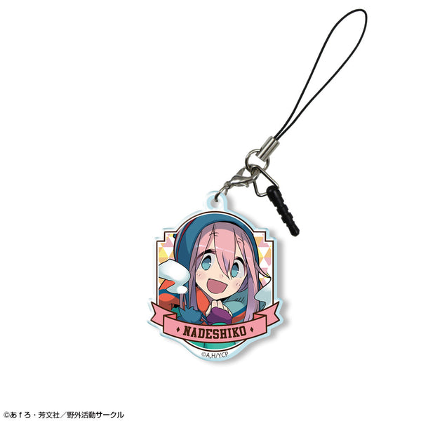 『ゆるキャン△』アクリルイヤホンジャックアクセサリー デザイン06(各務原なでしこ/B)【202508再販】