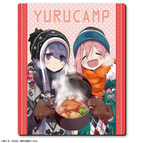 『ゆるキャン△』ラバーマウスパッド デザイン01(各務原なでしこ&志摩リン/A)【202510再販】