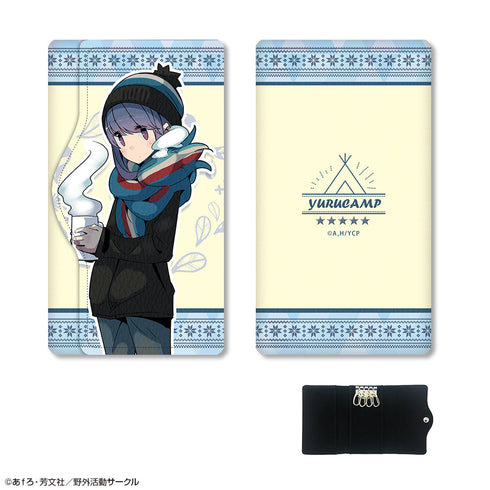 『ゆるキャン△』レザーキーケース デザイン02(志摩リン/A)【202504再販】