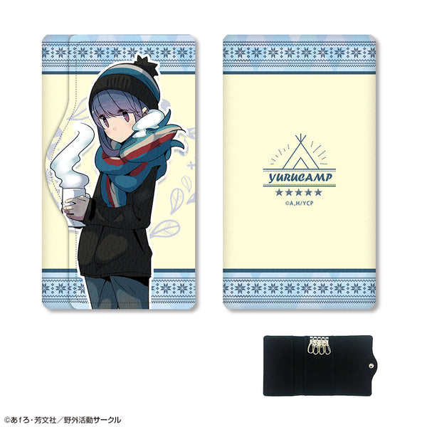 『ゆるキャン△』レザーキーケース デザイン02(志摩リン/A)【202508再販】