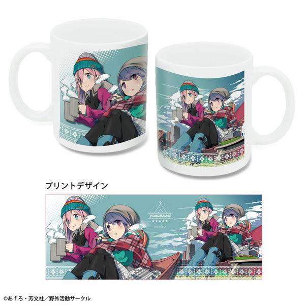 『ゆるキャン△』マグカップ デザイン01(各務原なでしこ&志摩リン)【202510再販】