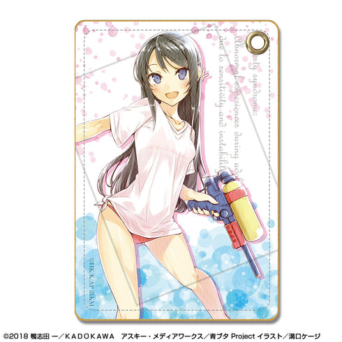 『青春ブタ野郎はバニーガール先輩の夢を見ない』レザーパスケース デザイン07(桜島麻衣/B)【202509再販】