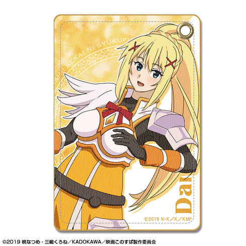 『この素晴らしい世界に祝福を!紅伝説』レザーパスケース デザイン04(ダクネス)【202501再販】