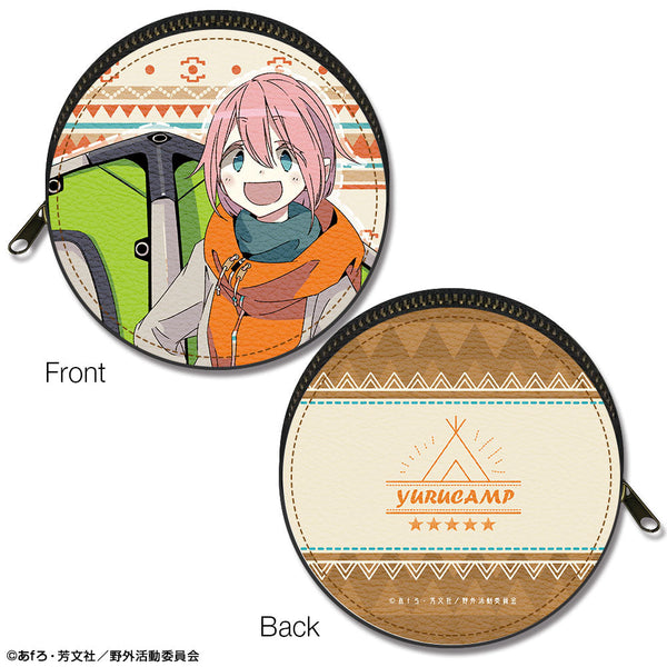 『ゆるキャン△』まるっとレザーケース Ver.3 デザイン03(各務原なでしこ/C)【202504再販】