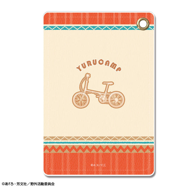 『ゆるキャン△』レザーパスケース Ver.2 デザイン08(モチーフ/B)【202502再販】