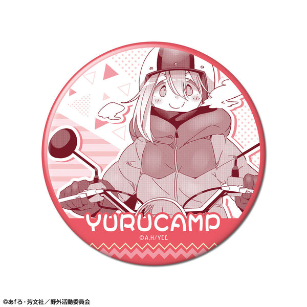 『ゆるキャン△』缶バッジ デザイン03(各務原なでしこ/C)【202502再販】