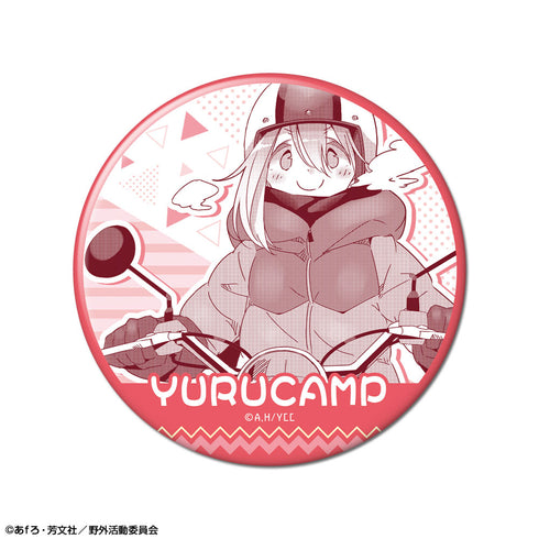『ゆるキャン△』缶バッジ デザイン03(各務原なでしこ/C)【202609再販】