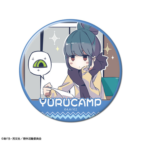 『ゆるキャン△』缶バッジ デザイン04(志摩リン/A)【202603再販】