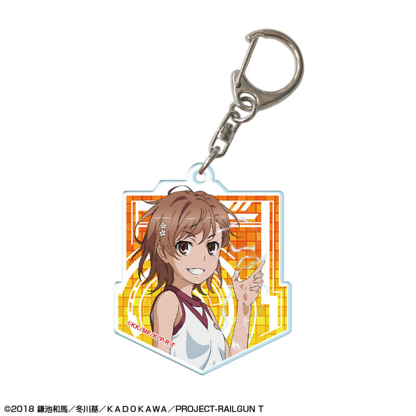 『とある科学の超電磁砲T』アクリルキーホルダー デザイン01(御坂美琴)【202511再販】
