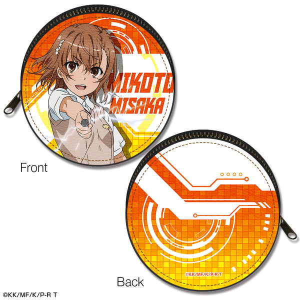 『とある科学の超電磁砲T』まるっとレザーケース デザイン01(御坂美琴)【202407再販】