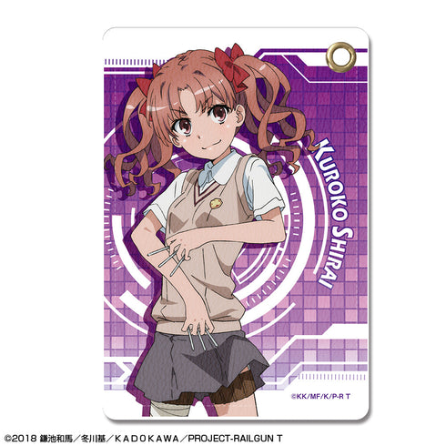 『とある科学の超電磁砲T』レザーパスケース デザイン02(白井黒子)【202503再販】