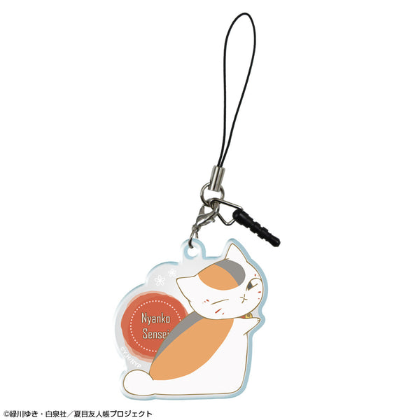『夏目友人帳』アクリルイヤホンジャックアクセサリー デザイン01(ニャンコ先生/A)【202602再販】