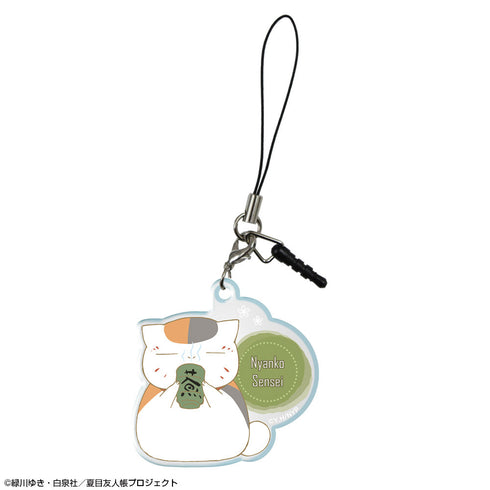 『夏目友人帳』アクリルイヤホンジャックアクセサリー デザイン02(ニャンコ先生/B)【202511再販】