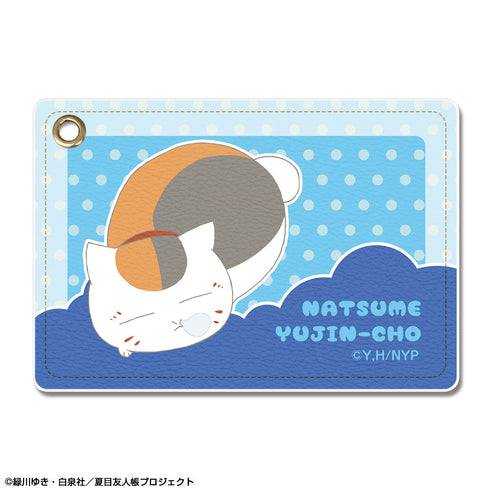 『夏目友人帳』レザーパスケース Ver.2 デザイン02(ニャンコ先生/B)【202511再販】