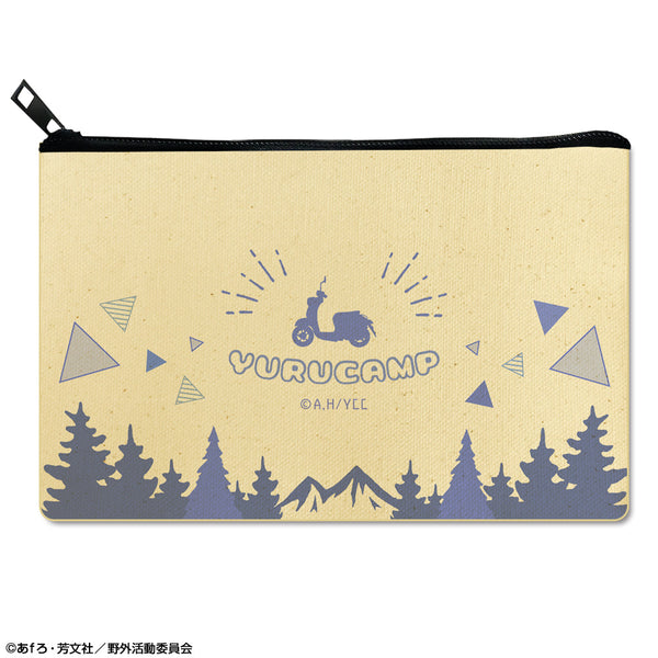 『ゆるキャン△』フラットポーチ デザイン06(モチーフ/A)【202510再販】