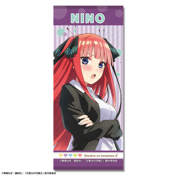 『五等分の花嫁∫∫』フェイスタオル デザイン02(中野二乃)【202410再販】
