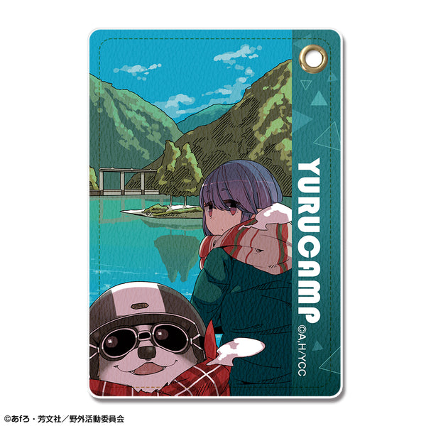 『ゆるキャン△』レザーパスケース Ver.3 デザイン06(志摩リン/D)【202609再販】