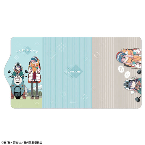 『ゆるキャン△』レザーキーケース Ver.2 デザイン02(各務原なでしこ&志摩リン/B)【202504再販】
